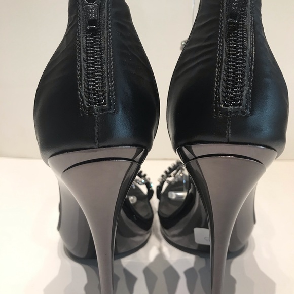 Rosso Rubino black Swarovski crystal HH platform